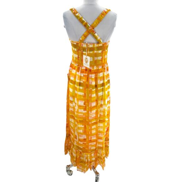 NWT Marie Oliver Prima Linen & Silk-Blend Maxi Dress Sz S - Picture 6 of 11